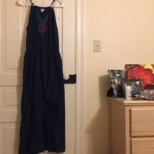 Old Navy navy maxi dress